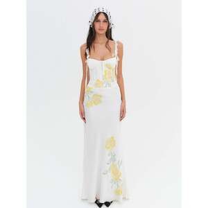 For Love & Lemons Millie Maxi Dress Size SS / Yellow